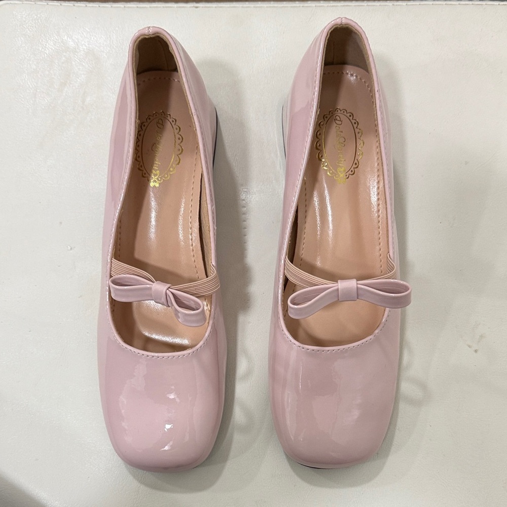 Elegant Pink Bow Women's Shoes